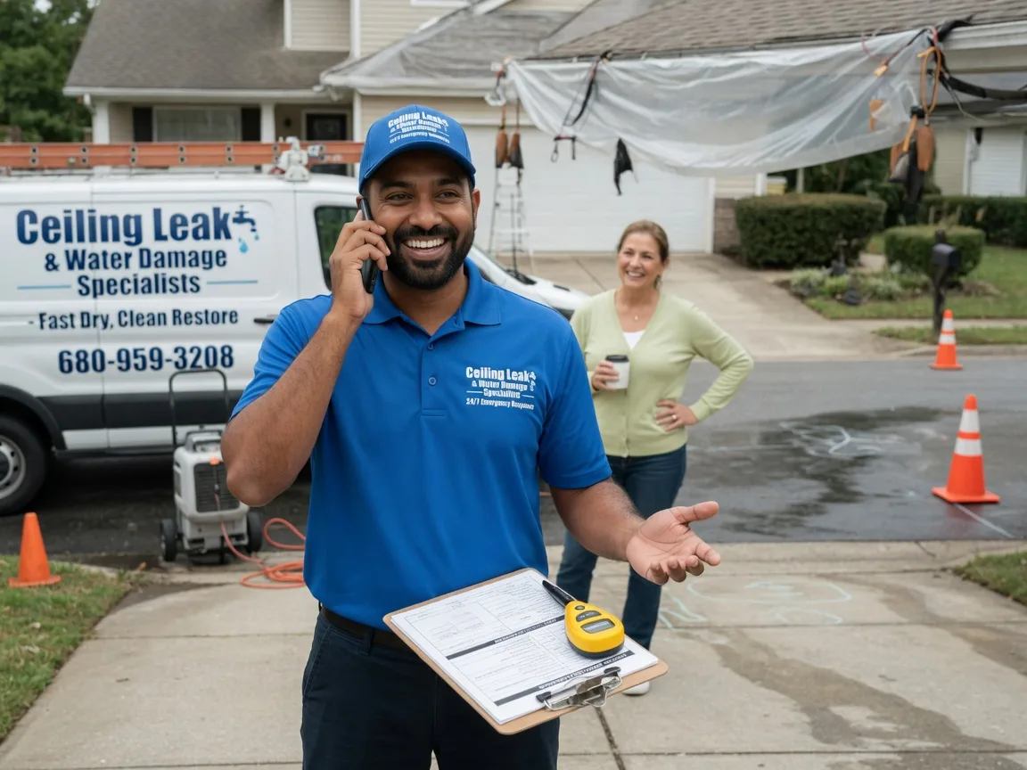 Ceiling Leak Cleanup Houston, AR FAQs